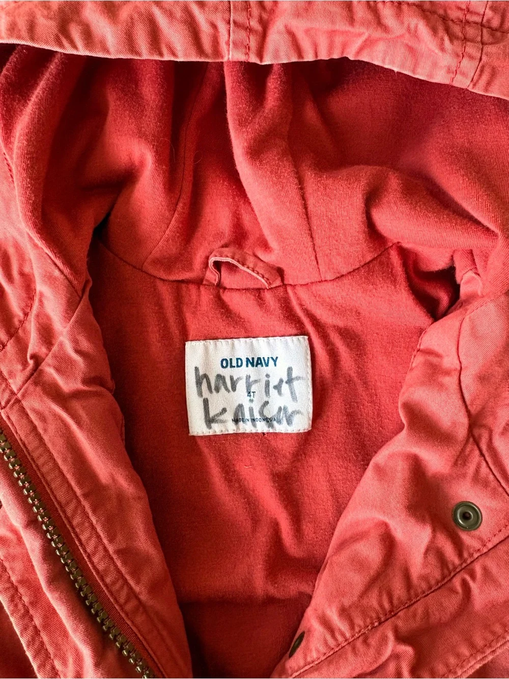 Old Navy Pink Hooded Kids Raincoat